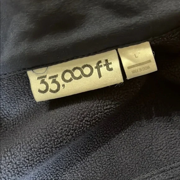 33,000 ft, Blue Zip-Up Jacket Ladies size L . 4 pockets - Picture 5 of 12